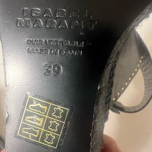 Isabel Marant Iriane Wedge Slides NWOT - Picture 11 of 14